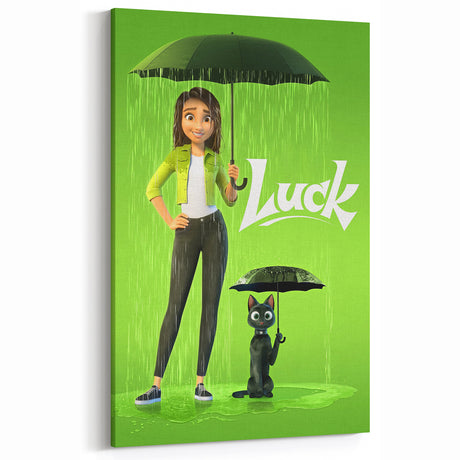 2020s Vintage Movie Poster – Luck Retro Film Art Collectible Print