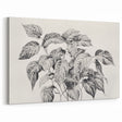 Vintage Botanical Art Prints - Black and White Plant Illustration