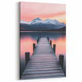 Tranquil Pier Sunset – Scenic Landscape & Nature Art Prints
