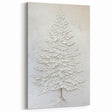 Minimalist White Tree – Textured Botanical & Nature Art Prints