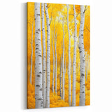 Golden Birch Forest – Autumn Landscape & Nature Art Prints