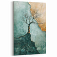 Abstract Cliffside Tree – Nature-Inspired Landscape Art Prints