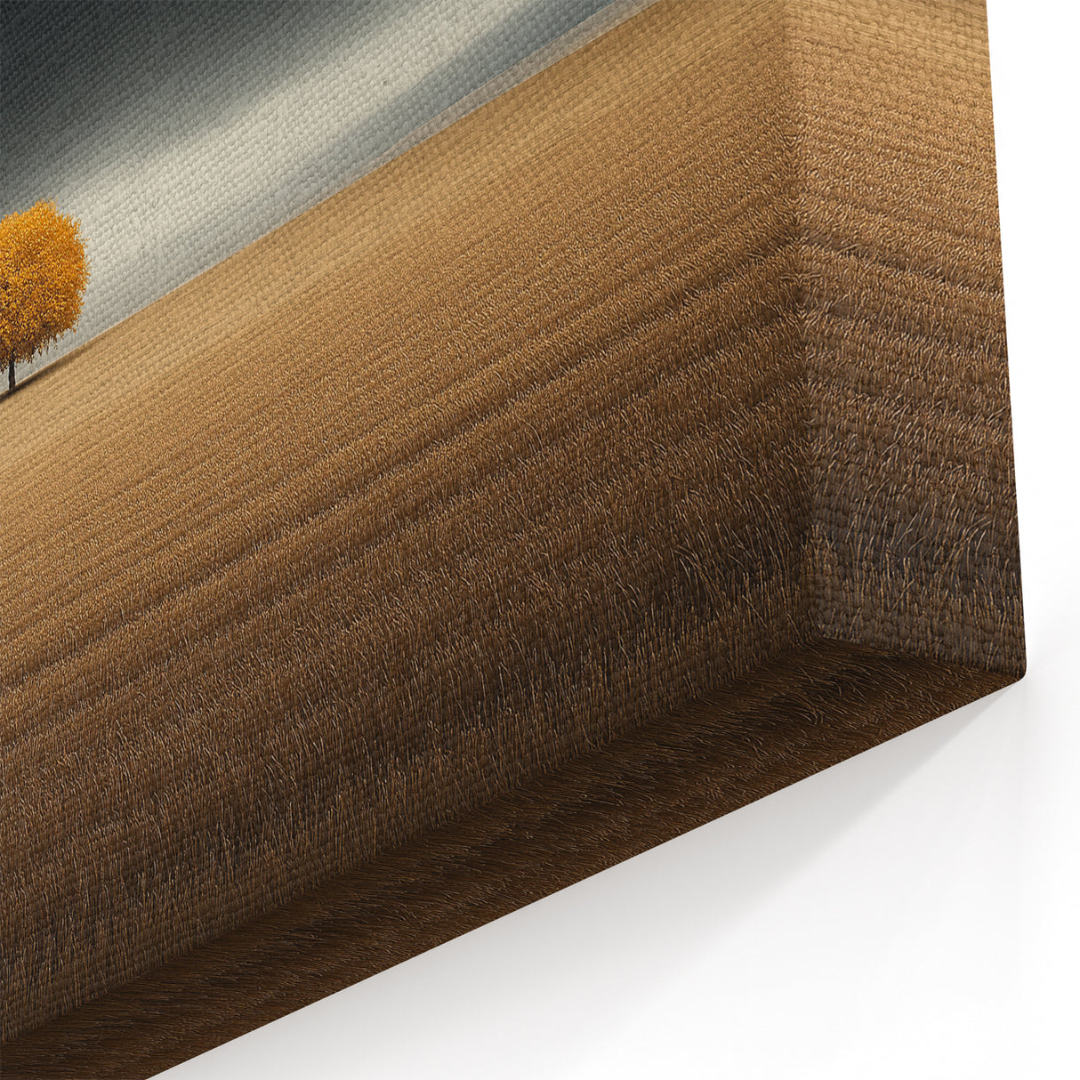 Golden Solitary Tree – Dramatic Landscape & Nature Art Prints