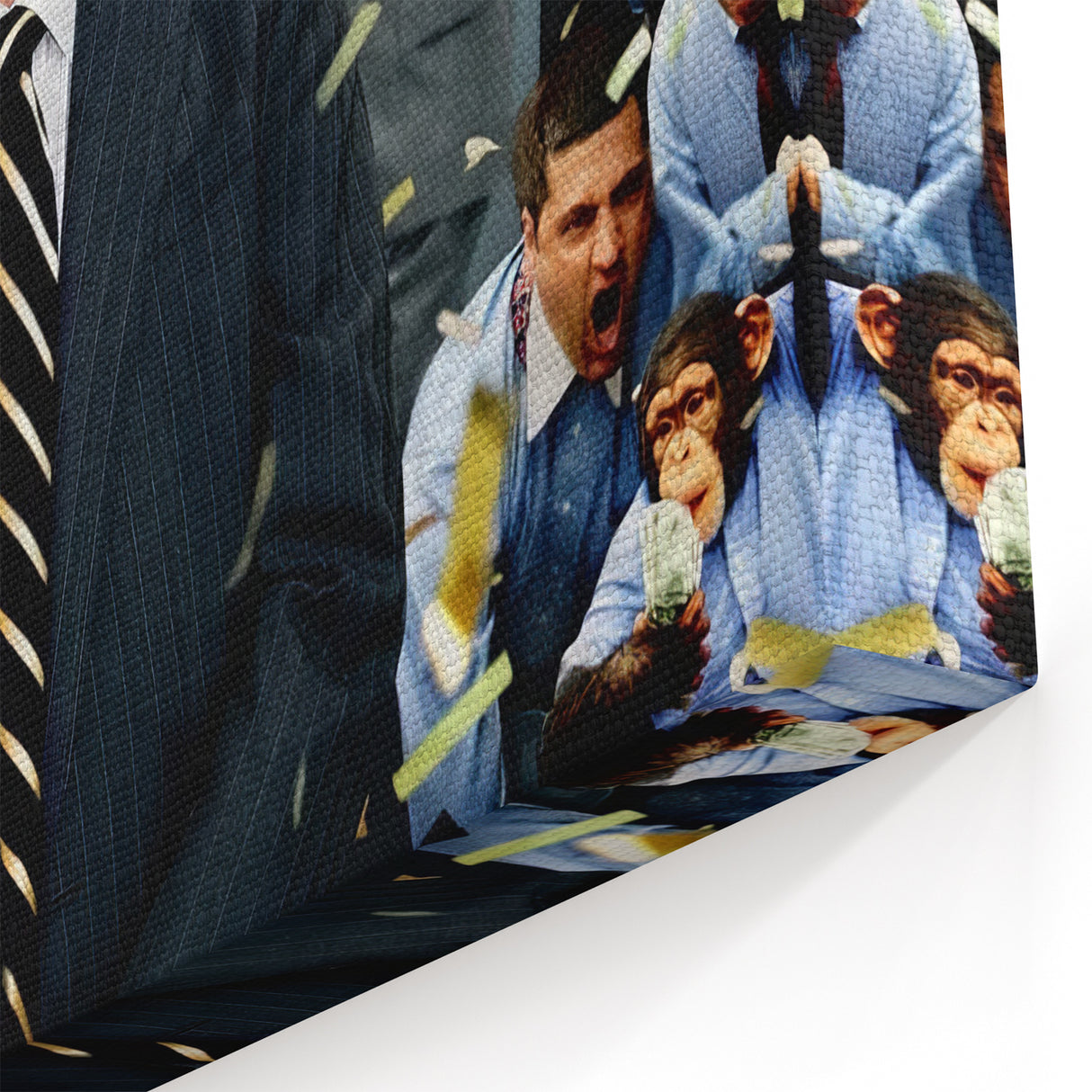 2010s Movie Poster Art - The Wolf of Wall Street Vintage Print