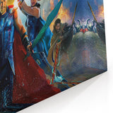 2010s Movie Poster Art - Thor: Ragnarok Vintage Movie Poster Print