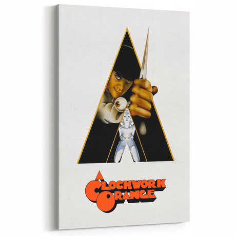 1970s Vintage Movie Poster – Classic 70s Film Art of A Clockwork Orange
