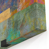 Colorfield Gold – Neutral Abstract Prints from Earthen Harmony Series