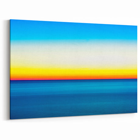 Vibrant Ocean Horizon - Fine Art Photography Canvas Prints