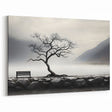 Misty Lake Bench - Fine Art Photography Framed Prints