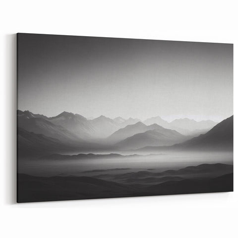 Misty Mountain Layers - Fine Art Photography Canvas Prints