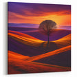 Sunset Over Rolling Hills - Fine Art Photography Canvas Prints