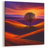 Sunset Over Rolling Hills - Fine Art Photography Canvas Prints