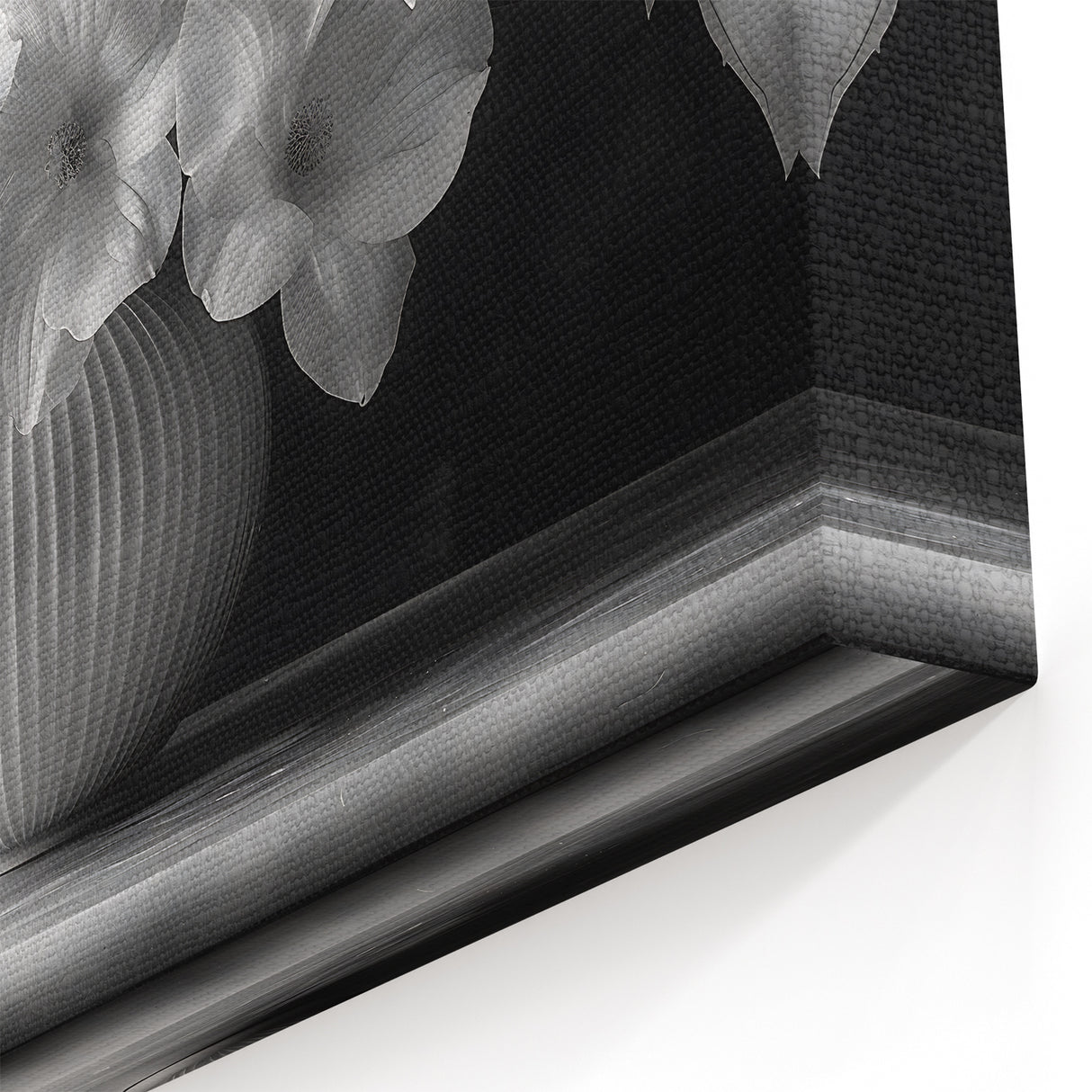 Monochrome Floral Elegance - Fine Art Photography Framed Prints
