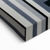 Modern Abstract Painting – Black & Gray Geometric Wall Art