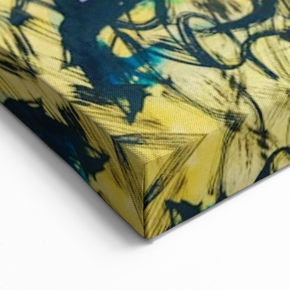 Large Abstract Wall Art – Bold Multicolor Expressionist Painting