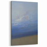 Modern Art Prints – Soft Blue & White Abstract Canvas Wall Art