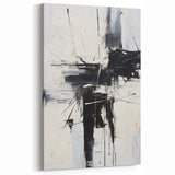 Modern Art Prints – Soft Blue & White Abstract Canvas Wall Art