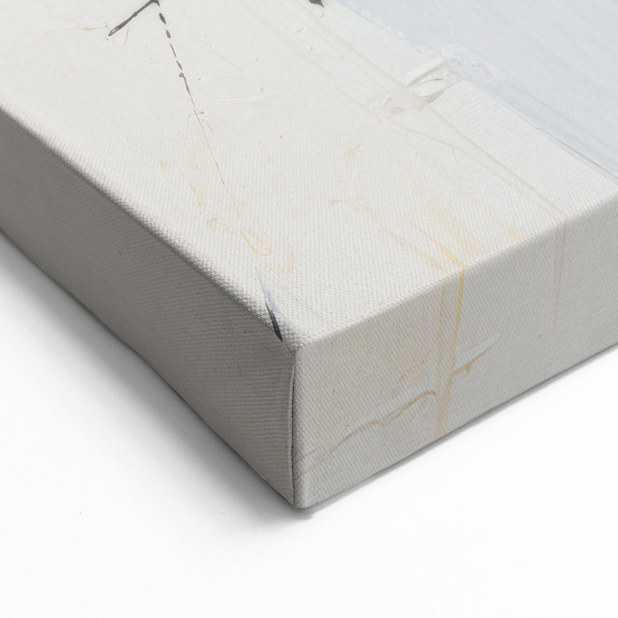 Modern Art Prints – Soft Blue & White Abstract Canvas Wall Art