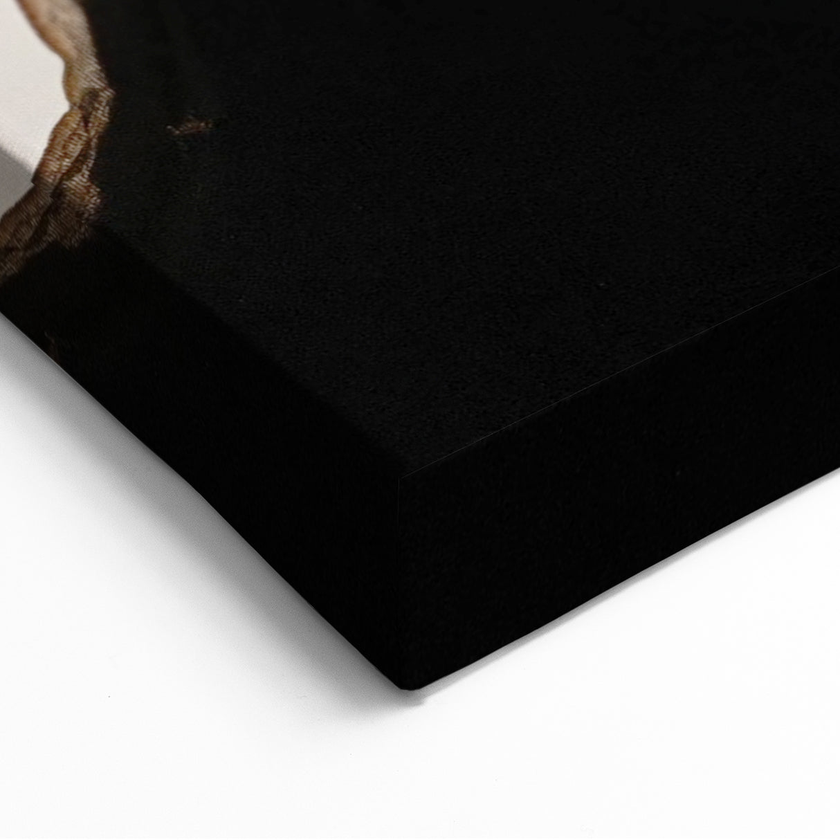 Abstract Canvas Wall Art – Teal & Beige Organic Modern Painting