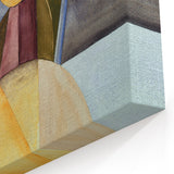 Contemporary Abstract Art – Pastel Geometric Watercolor Print