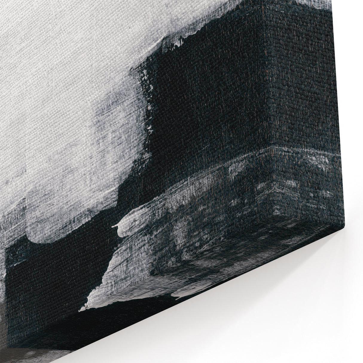 Earthen Harmony Abstracts - Black and White Wall Art