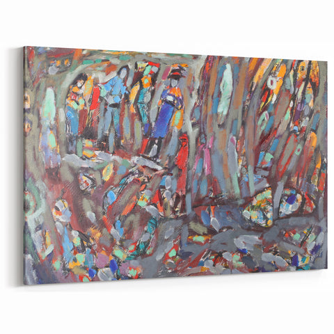 Large Abstract Wall Art – Bold Expressionist Modern Painting