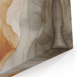 Modern Abstract Painting – Soft Beige & Teal Dreamlike Art