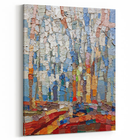 Textured Moody Modern Wall Art – Abstract Canvas for Contemporary Spaces