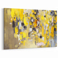 Bold Yellow Moody Modern Wall Art – Abstract Canvas for Vibrant Spaces