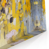 Bold Yellow Moody Modern Wall Art – Abstract Canvas for Vibrant Spaces