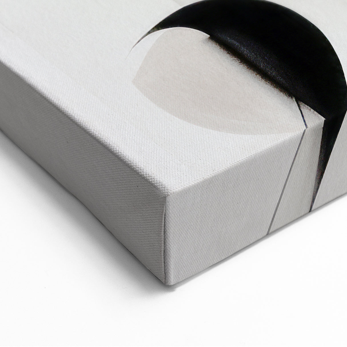 Elegant Moody Modern Wall Art – Abstract Blue & Beige Canvas Print