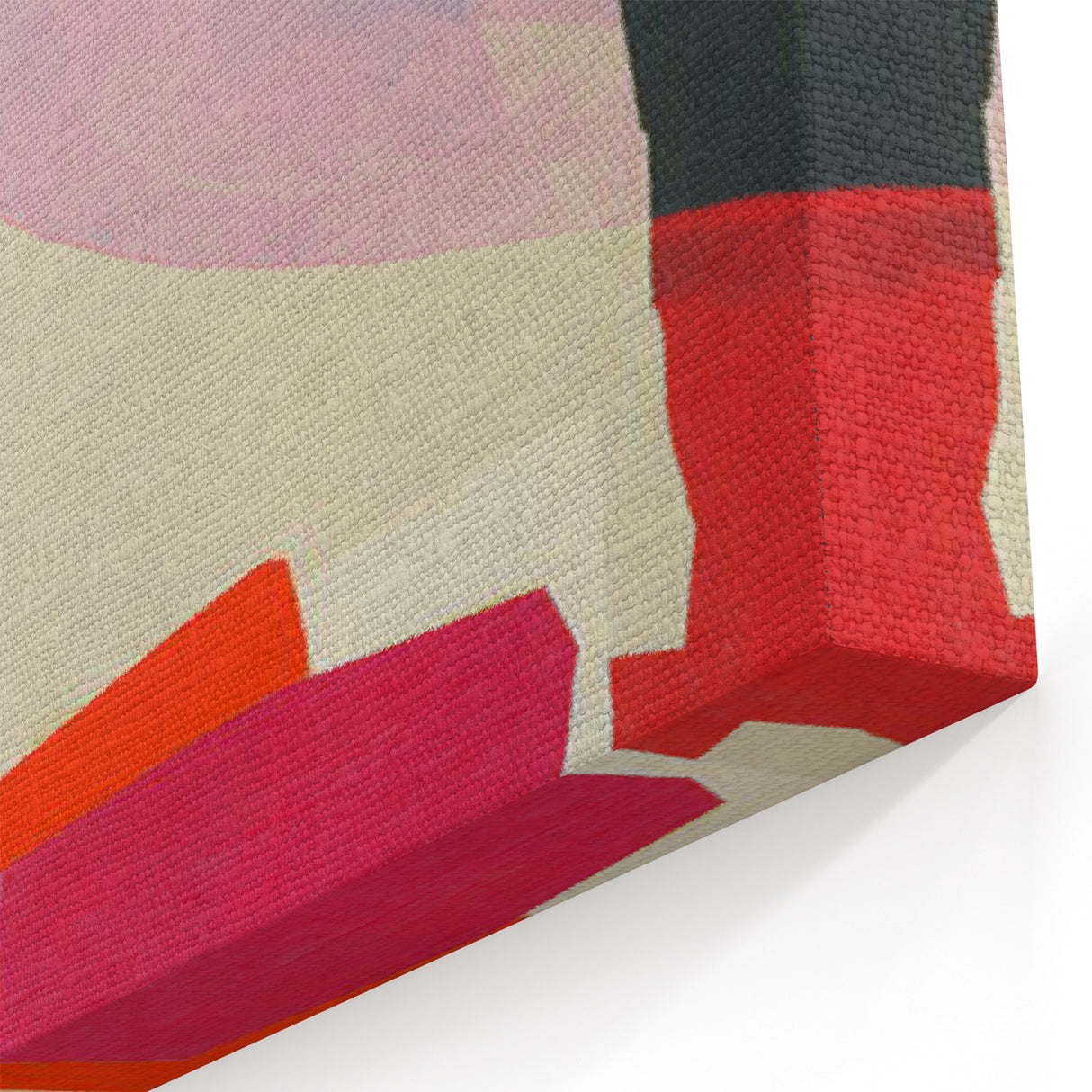 Bold Geometric Moody Modern Wall Art – Abstract Color Block Canvas