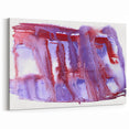 Burgundy & Violet Moody Modern Wall Art – Abstract Canvas Print