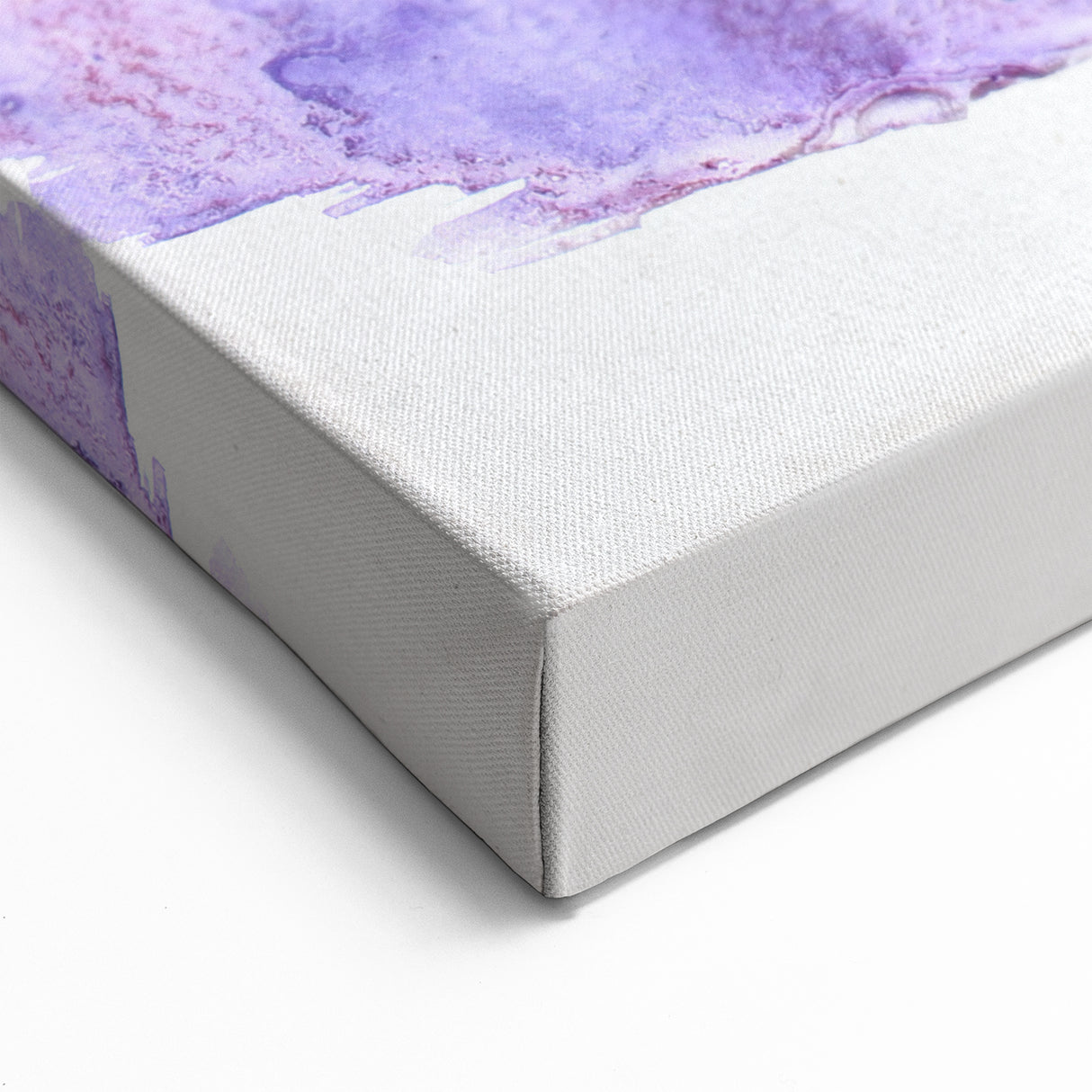 Burgundy & Violet Moody Modern Wall Art – Abstract Canvas Print