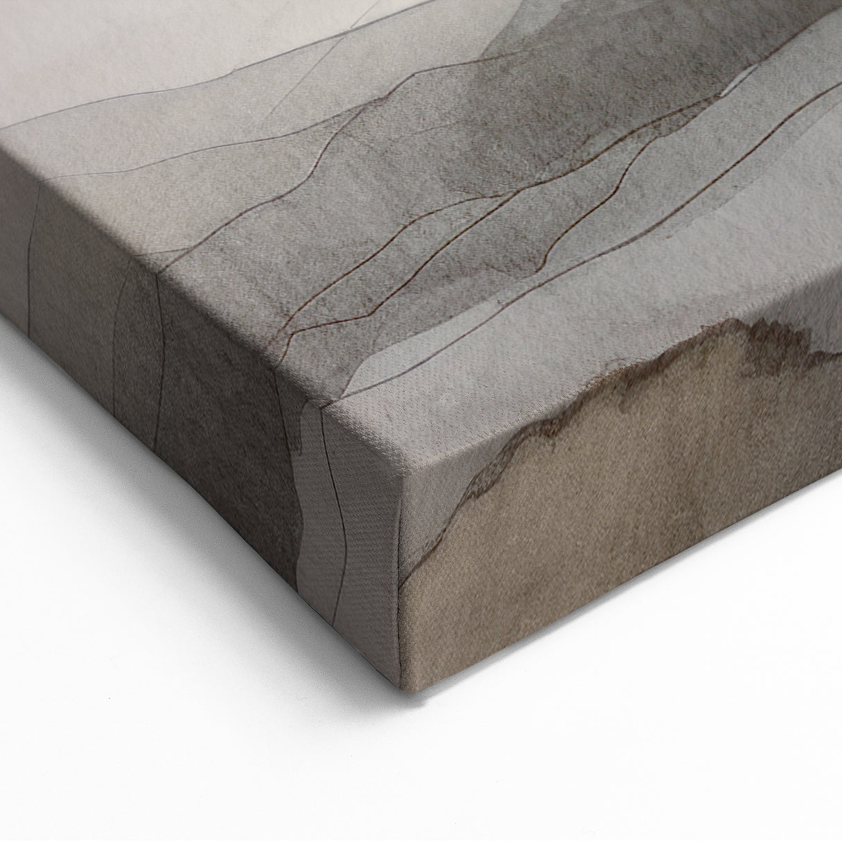 Energetic Moody Modern Wall Art – Abstract Lime & Blue Canvas