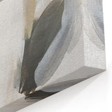 Elegant Moody Modern Wall Art – Abstract Black & Beige Canvas