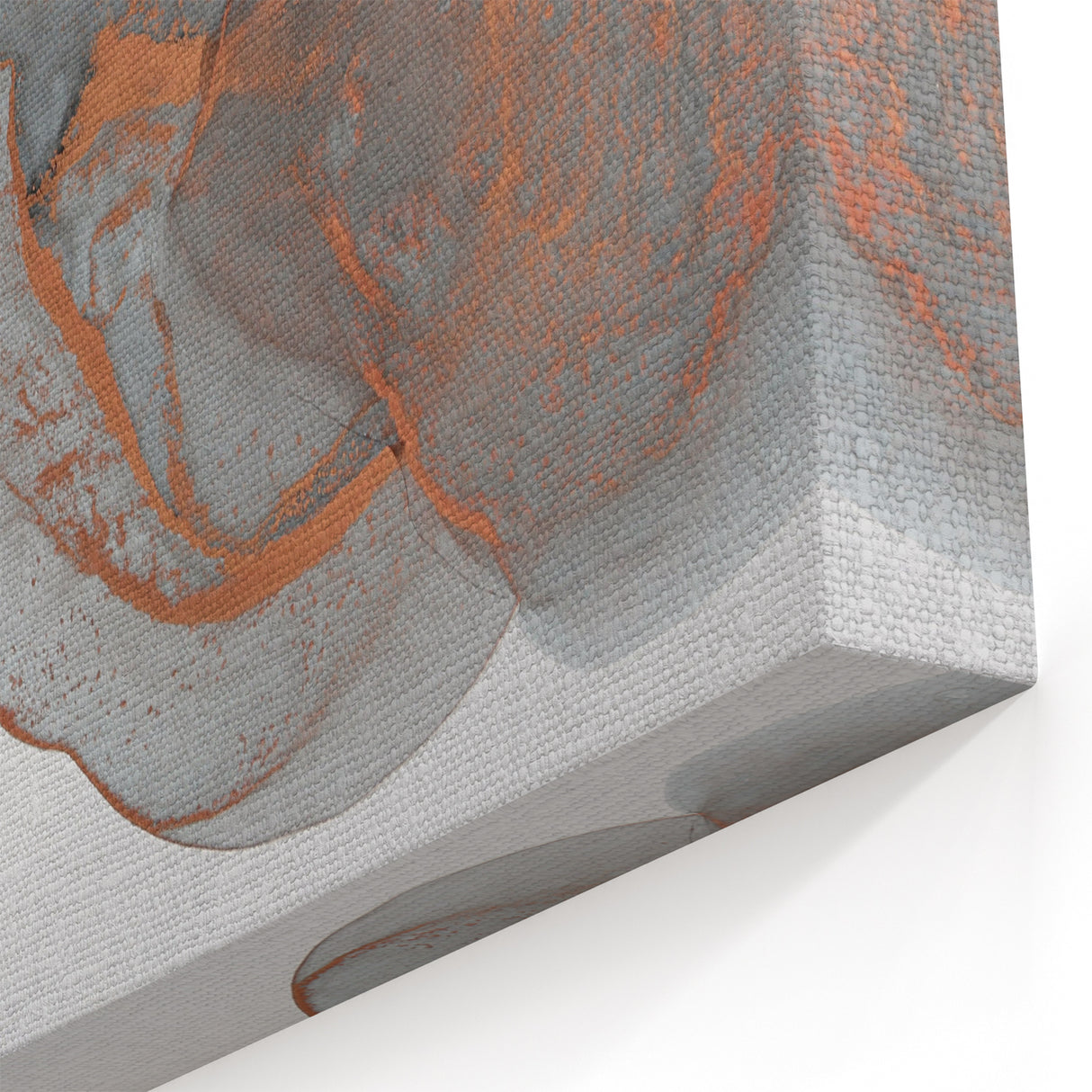 Moody Modern Wall Art – Large Abstract Canvas with Metallic Accents
