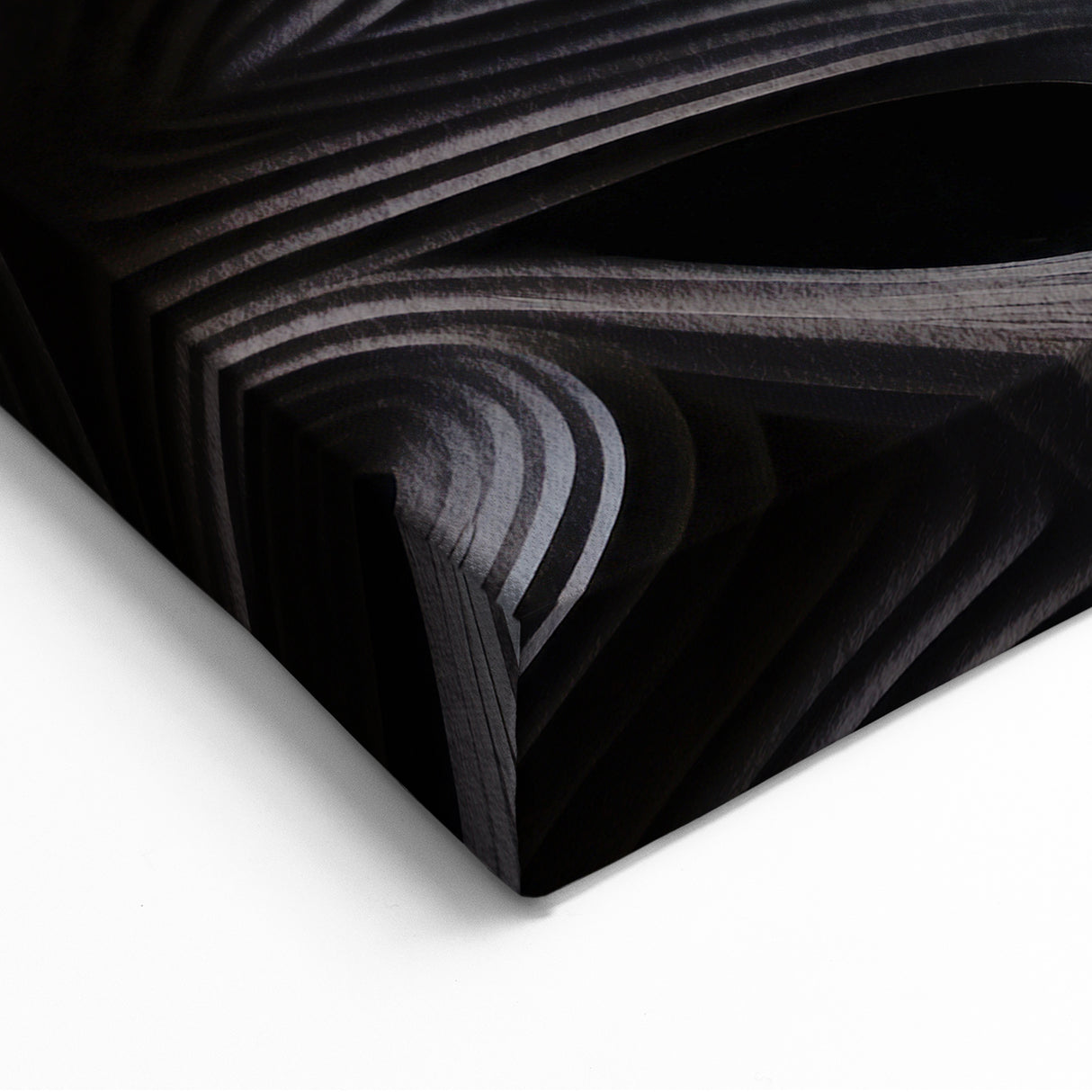 Moody Modern Wall Art – Contemporary Abstract Canvas in Gold & Teal