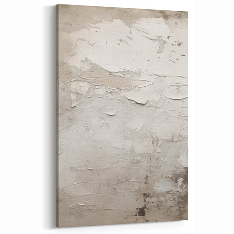 Contemporary Abstract Art – Modern Canvas in Navy Blue & Beige