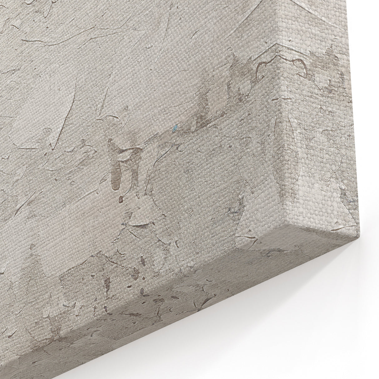 Contemporary Abstract Art – Modern Canvas in Navy Blue & Beige