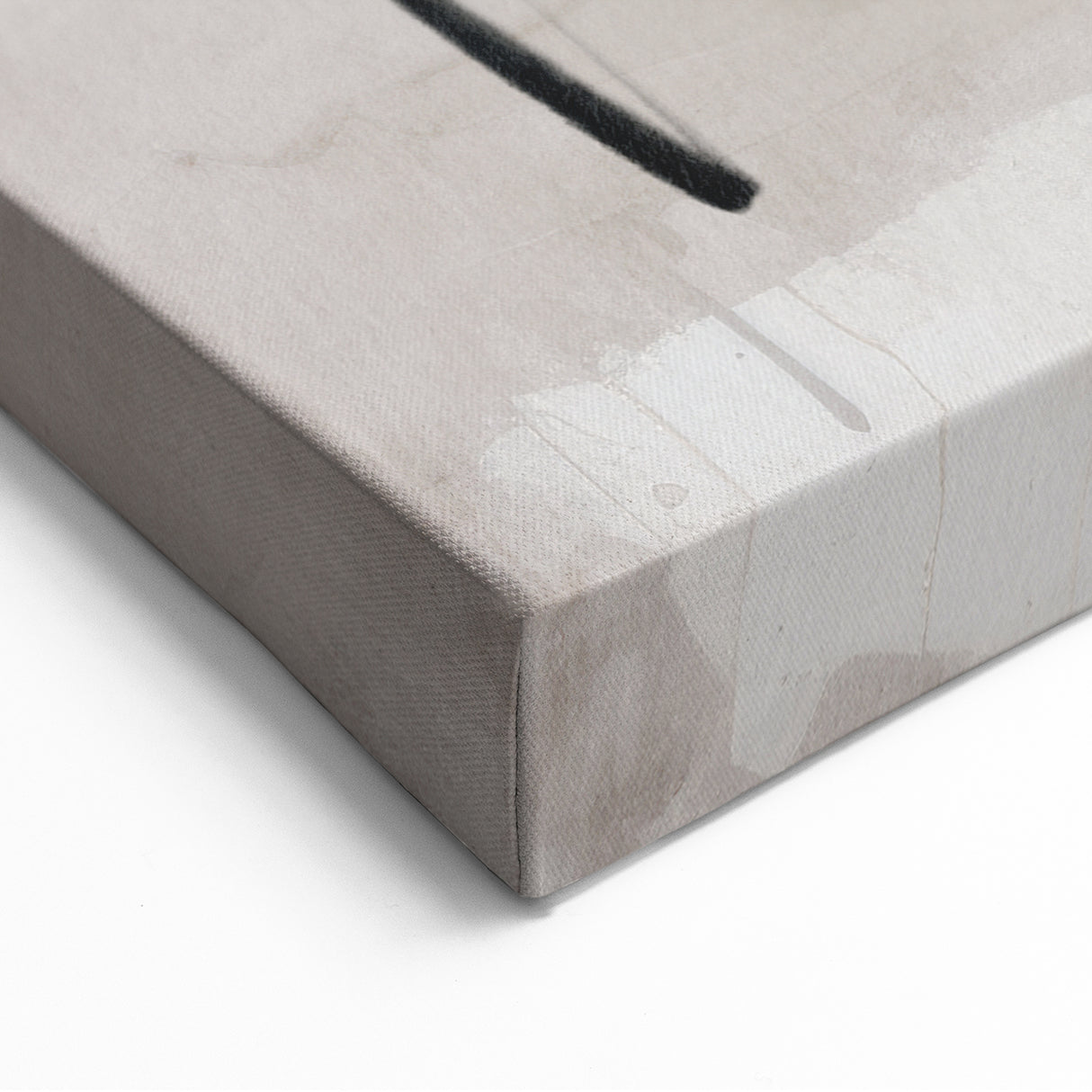 Abstract Canvas Wall Art – Vibrant Floral Modern Painting in Green & Orange