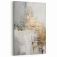 Abstract Canvas Wall Art – Serene Modern Painting in Beige & Gray