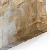 Abstract Canvas Wall Art – Serene Modern Painting in Beige & Gray