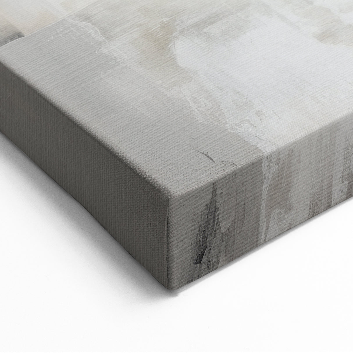 Abstract Canvas Wall Art – Serene Modern Painting in Beige & Gray