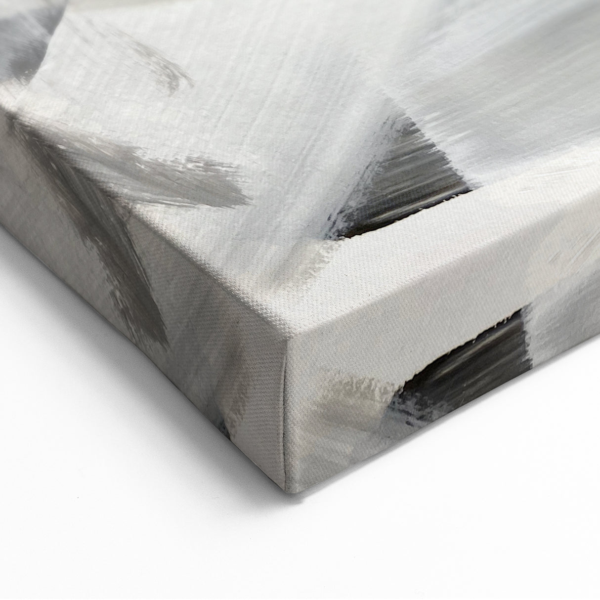 Moody Modern Wall Art – Contemporary Black & Gray Abstract Painting