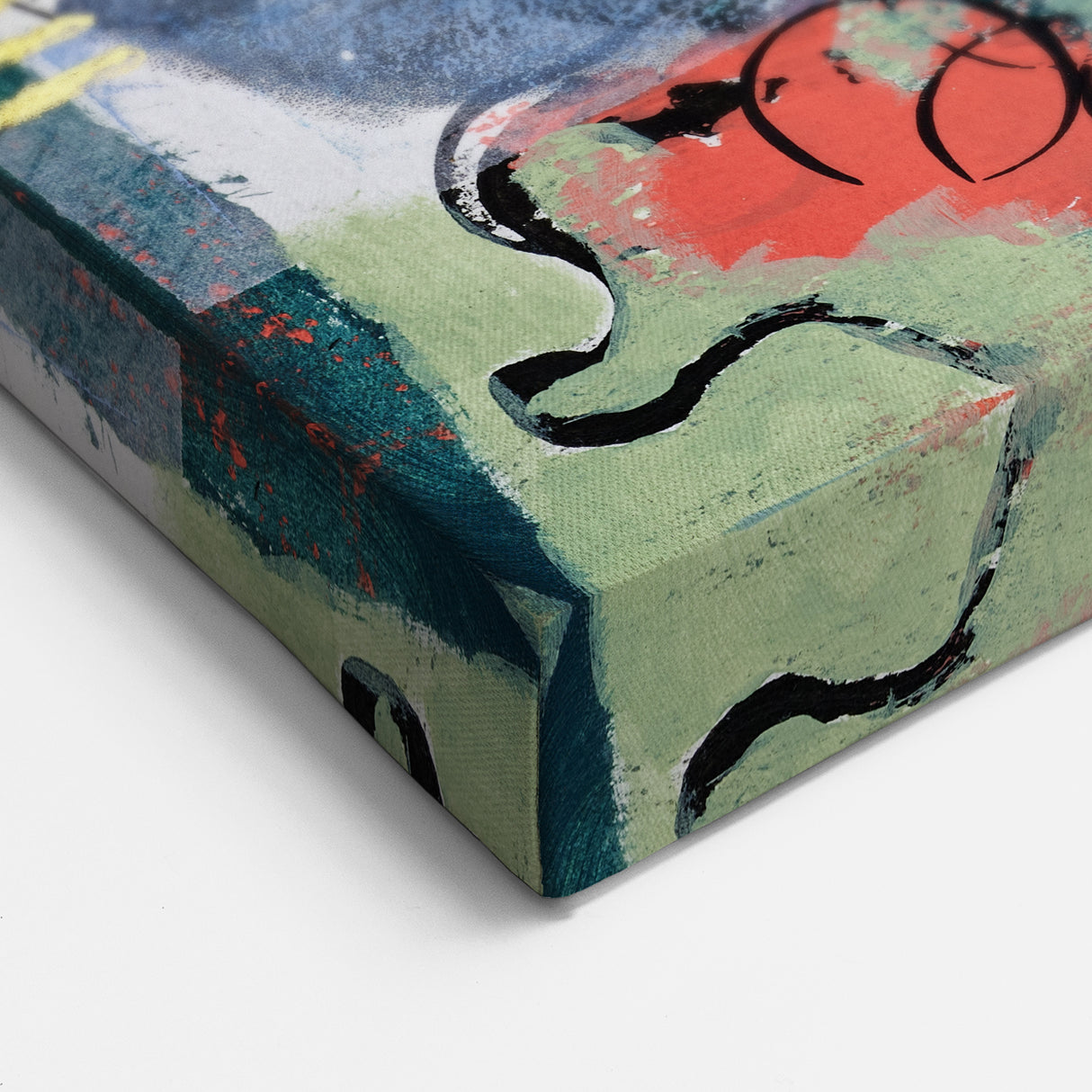 Large Abstract Wall Art – Vibrant Contemporary Canvas Painting