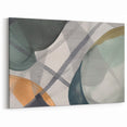 Abstract Canvas Wall Art – Contemporary Painting in Green & Beige
