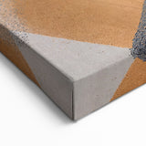 Abstract Canvas Wall Art – Contemporary Painting in Green & Beige