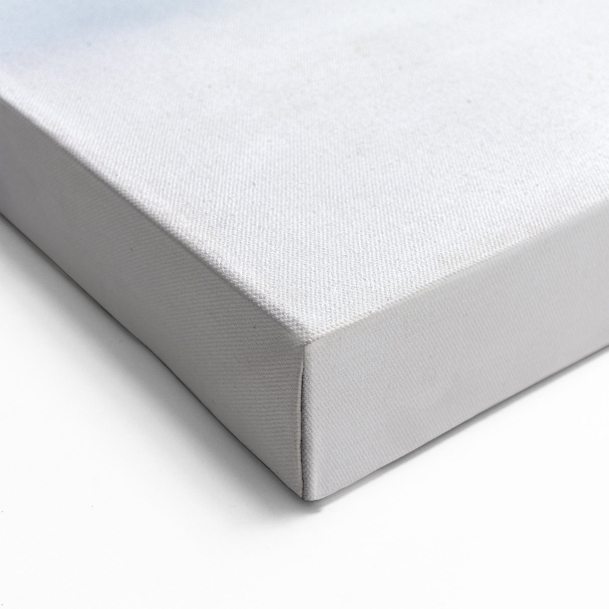 Large Abstract Wall Art – Serene Landscape Print in White & Gray