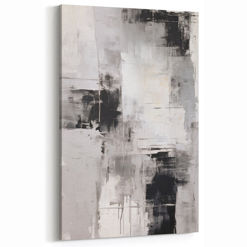 Contemporary Abstract Art – Teal & Gold Moody Modern Wall Art